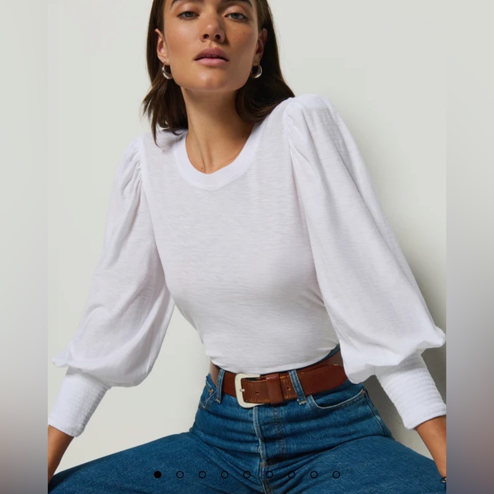 Nation Los Angeles Loren Tee size S, white